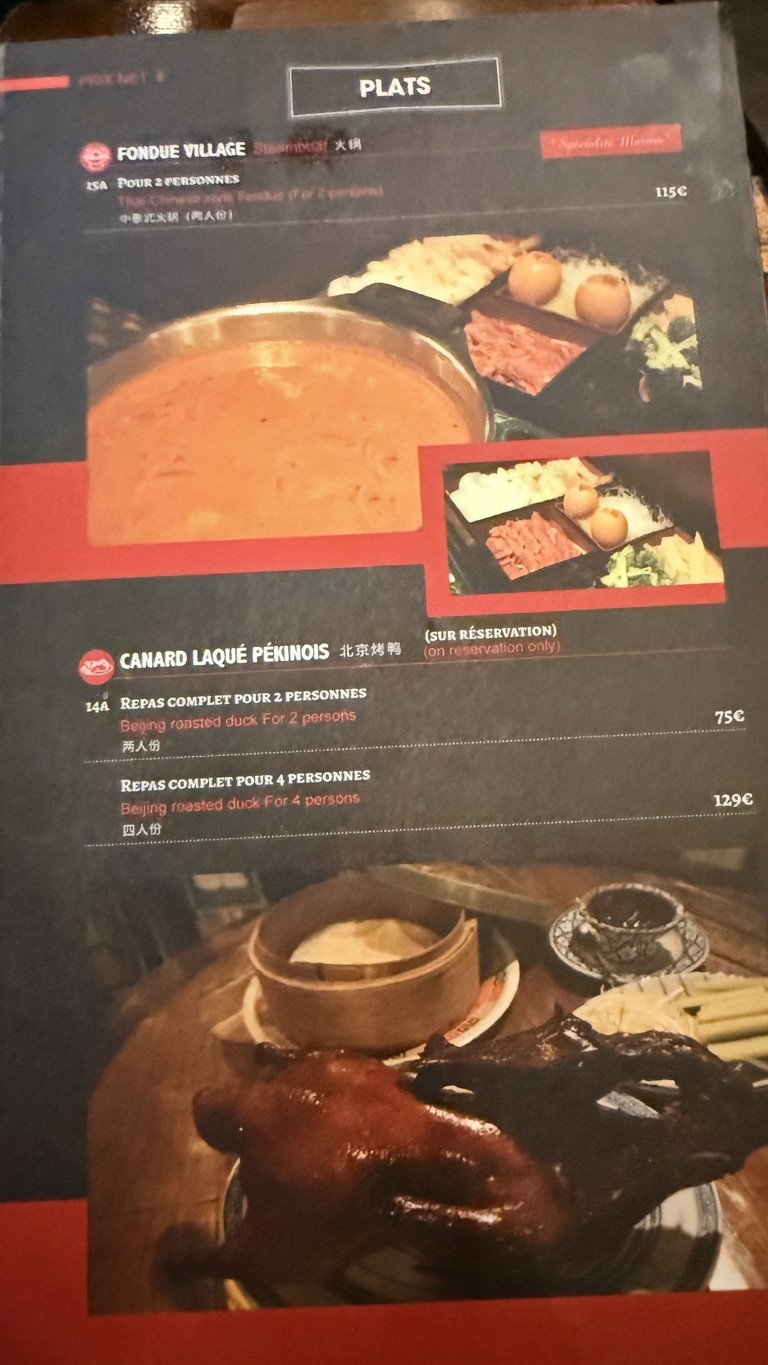 Village d'Ung menu 3