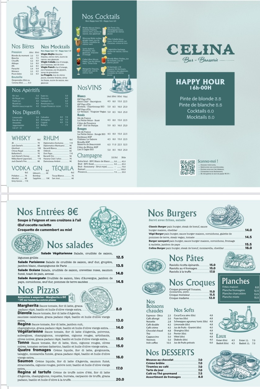 Celina menu 1