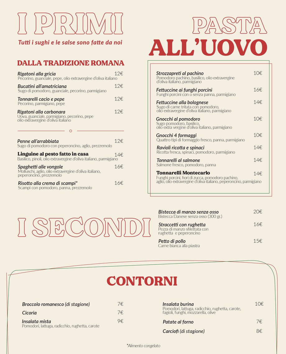 La Montecarlo menu 4