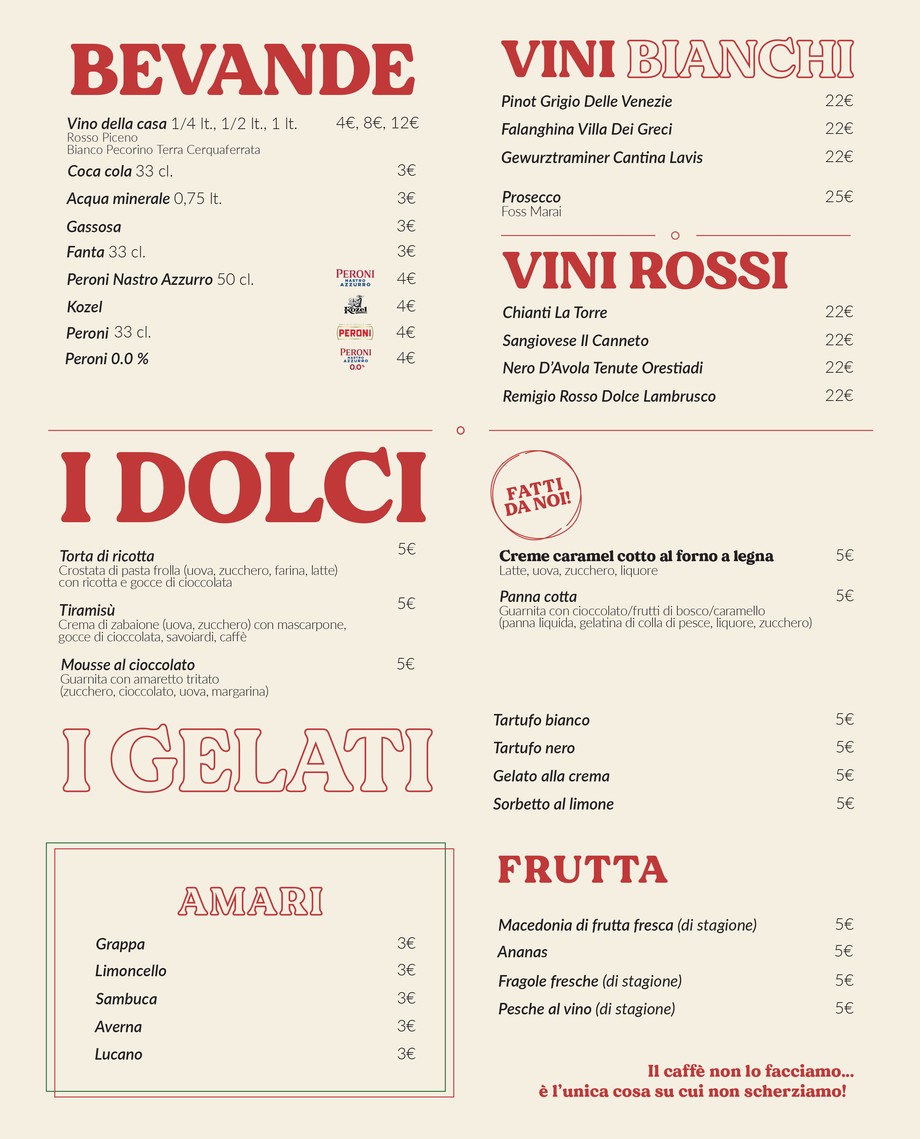 La Montecarlo menu 5