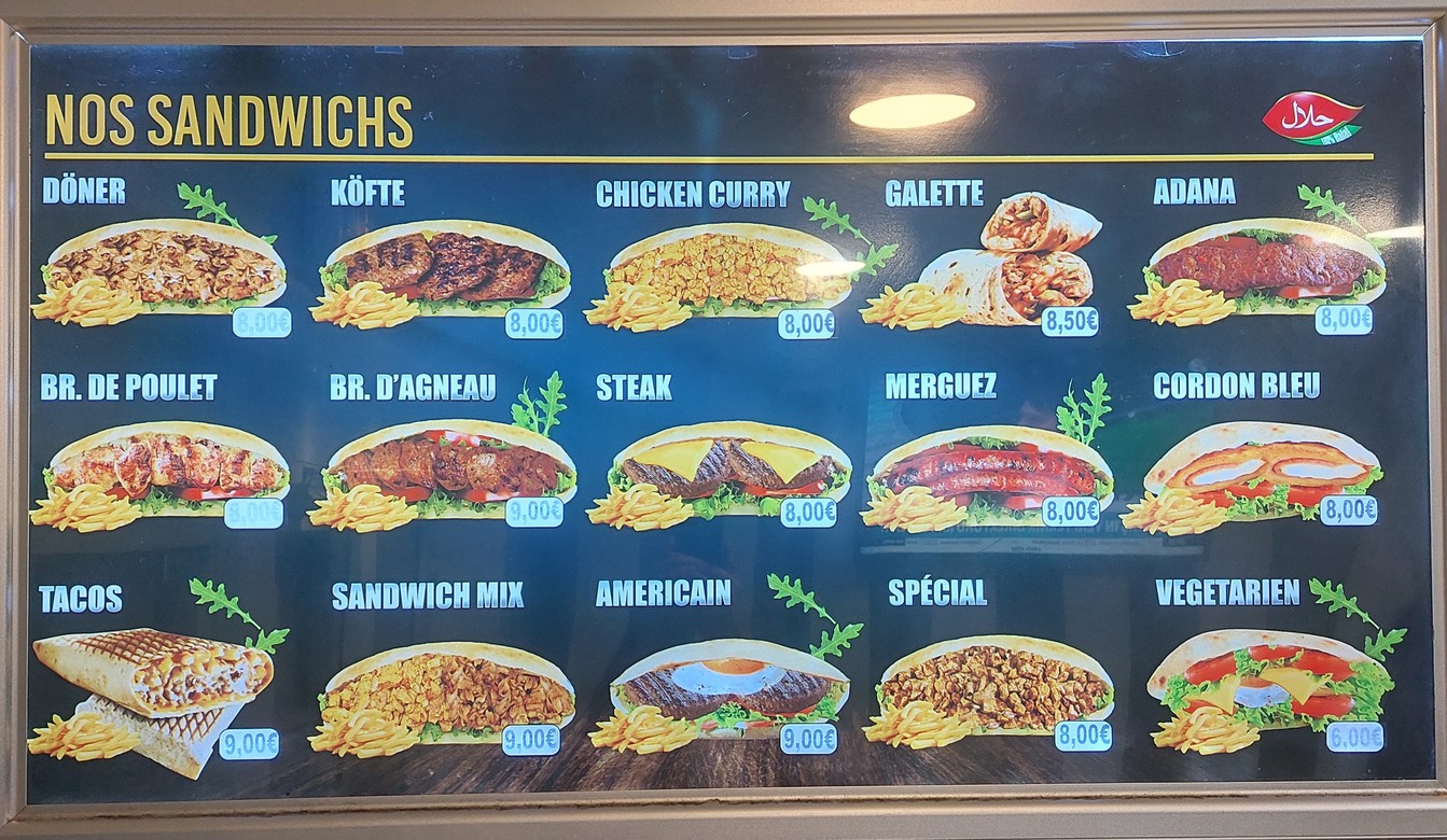Restaurant Bodrum menu 2