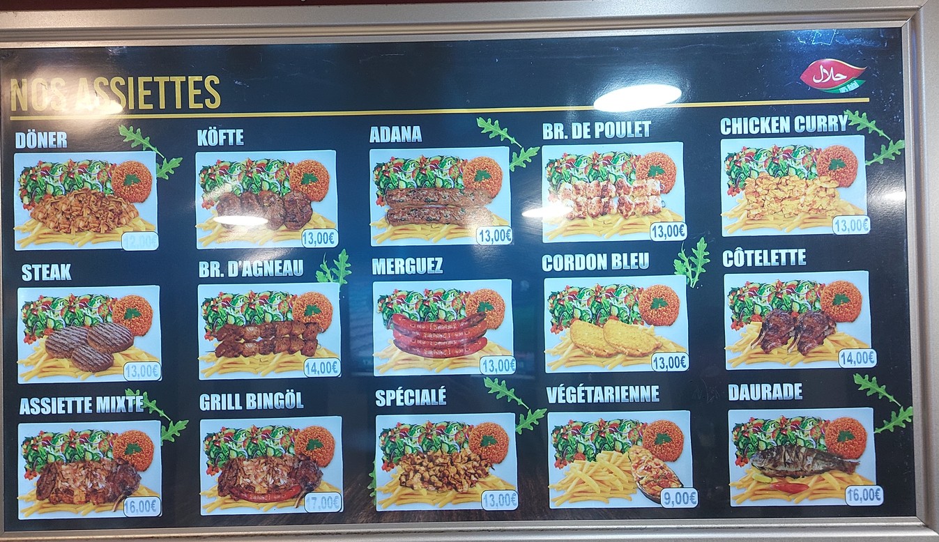 Restaurant Bodrum menu 3