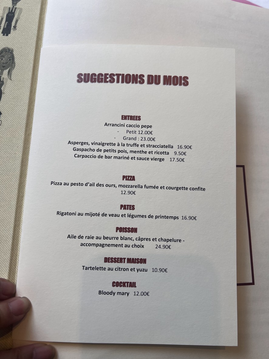 Livio Più menu 1