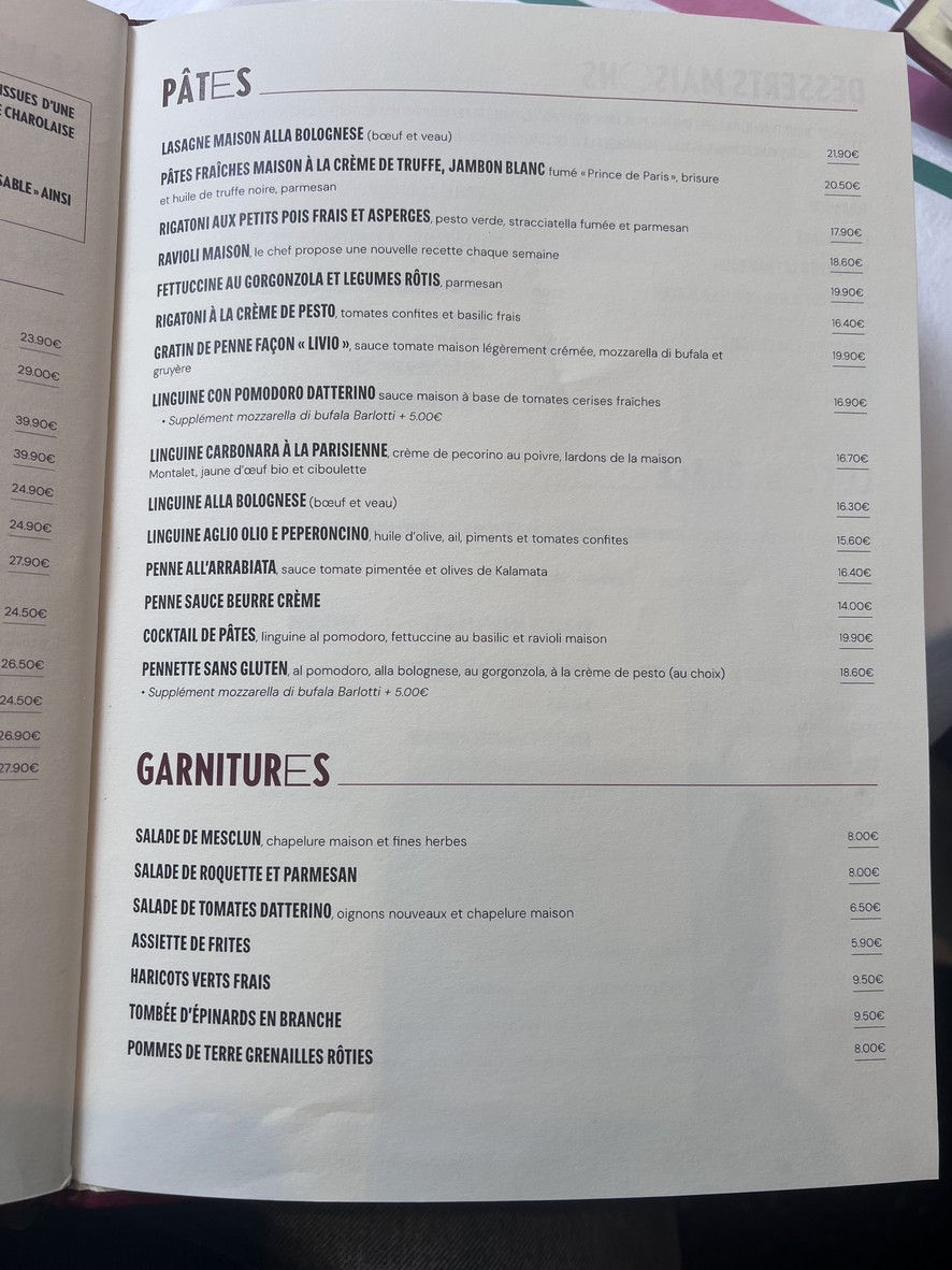 Livio Più menu 5