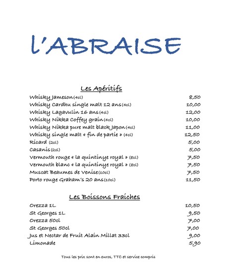 L'ABRAISE