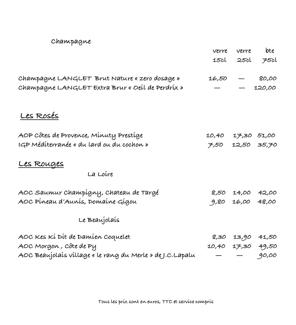 L'ABRAISE menu 7