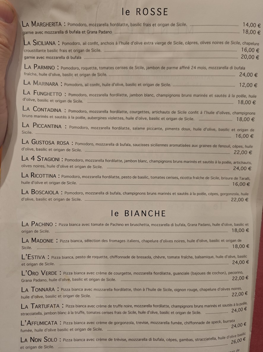 Non Solo Pizze menu 2
