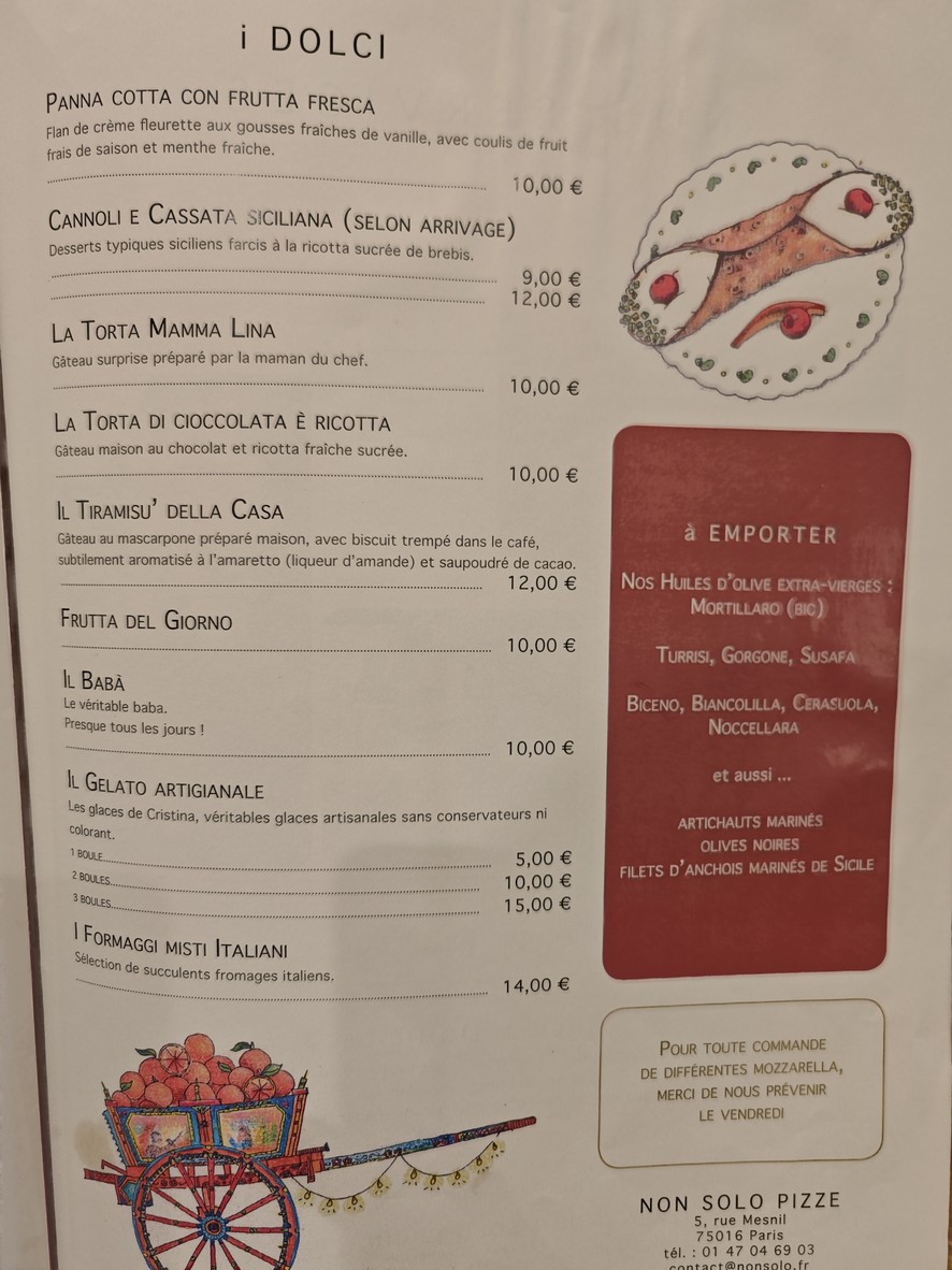 Non Solo Pizze menu 5
