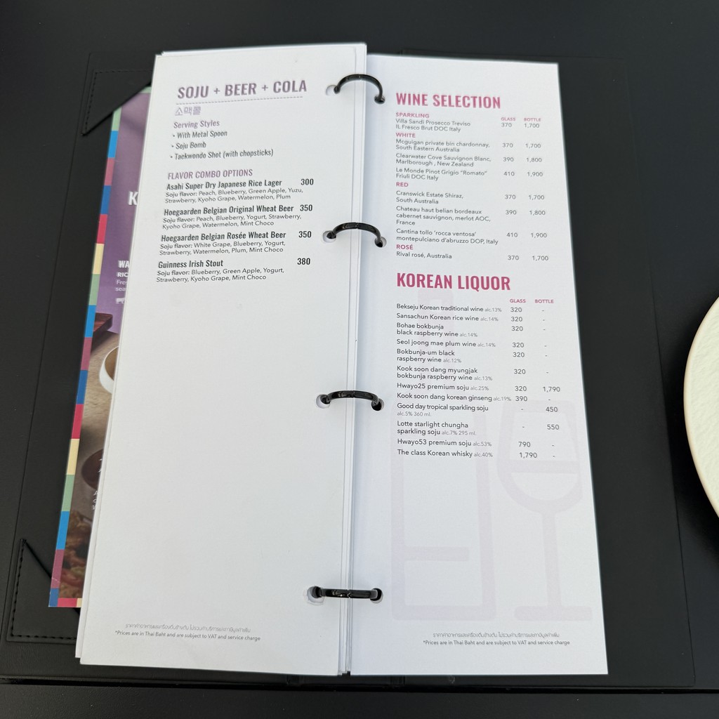 ANJU Korean Rooftop Bar menu 3