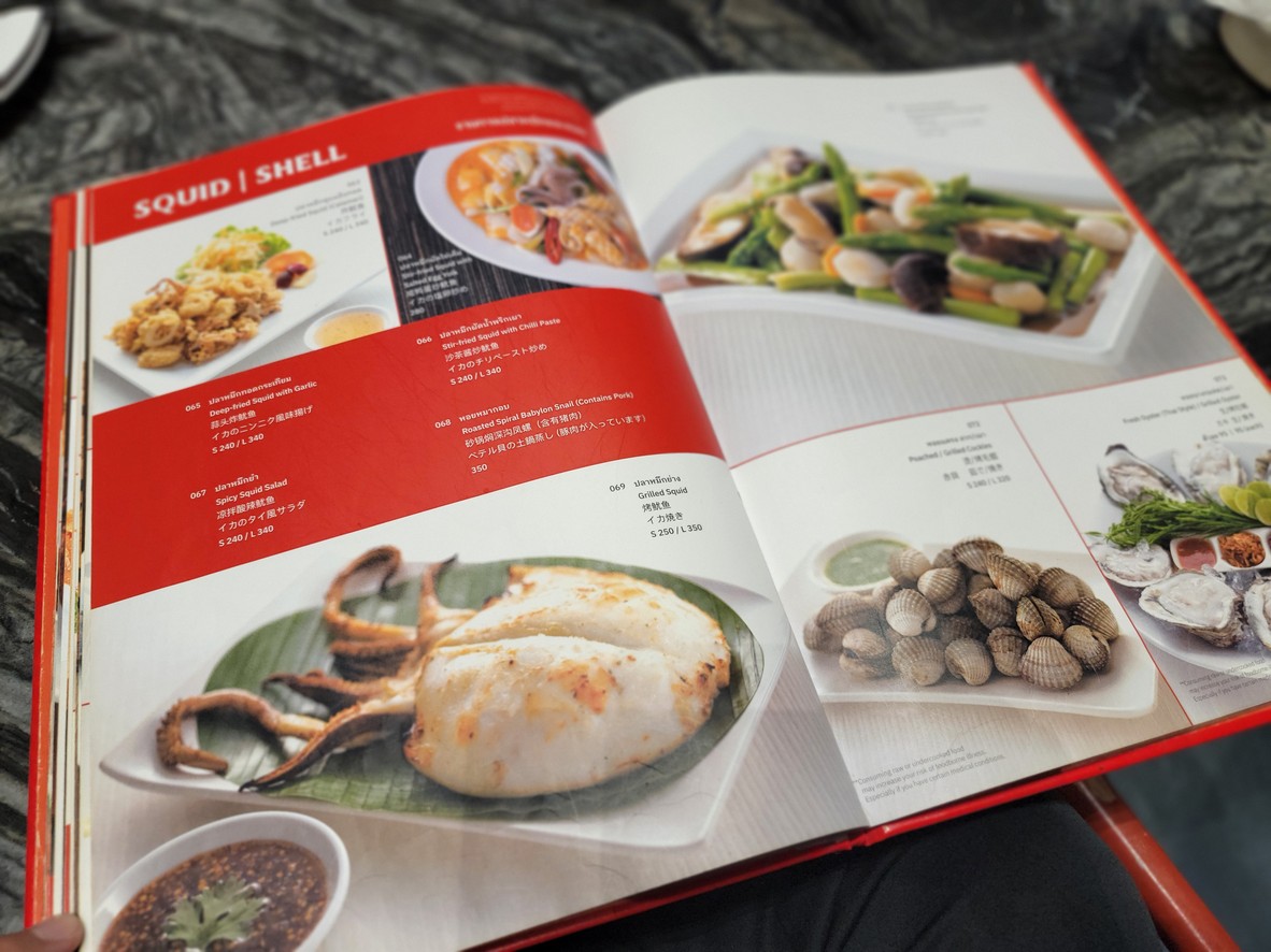 Somboon Seafood menu 4