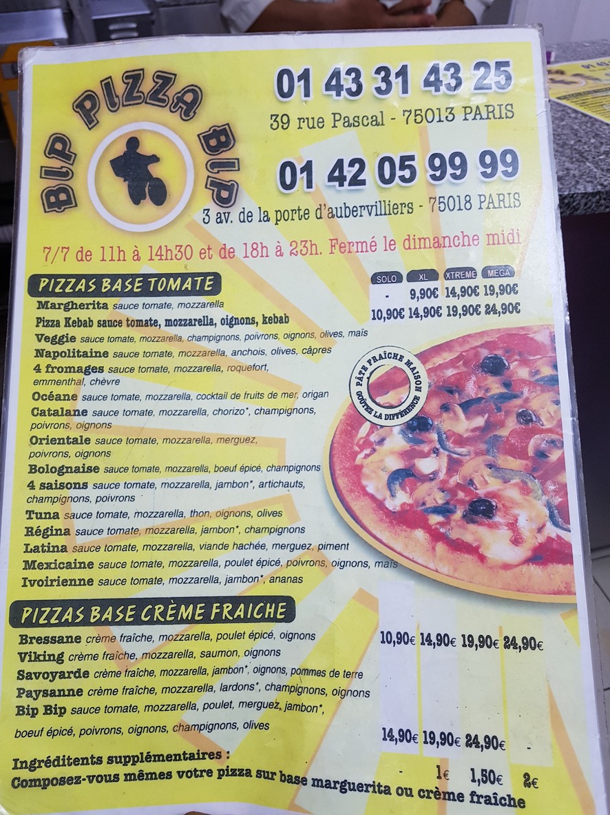 Esquirol menu 1