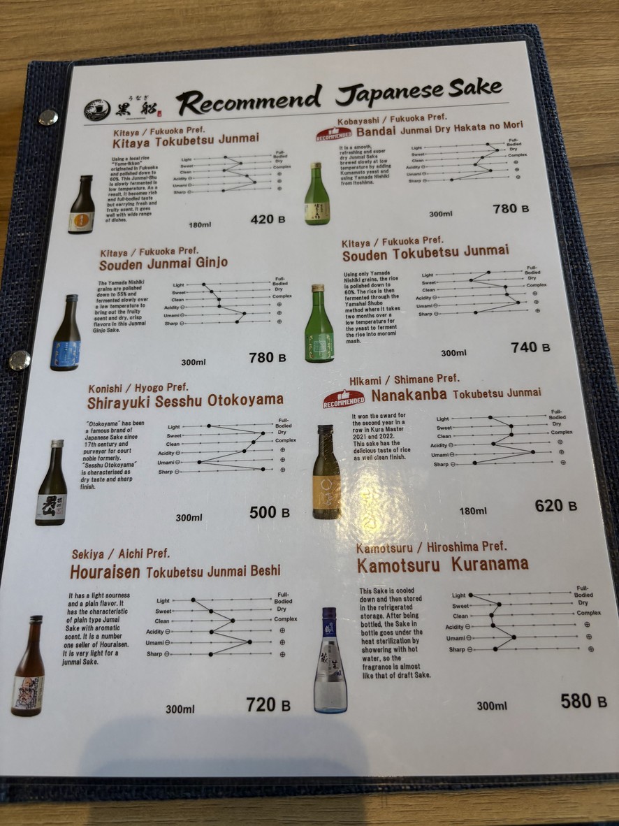 Unagi Kurofune menu 6