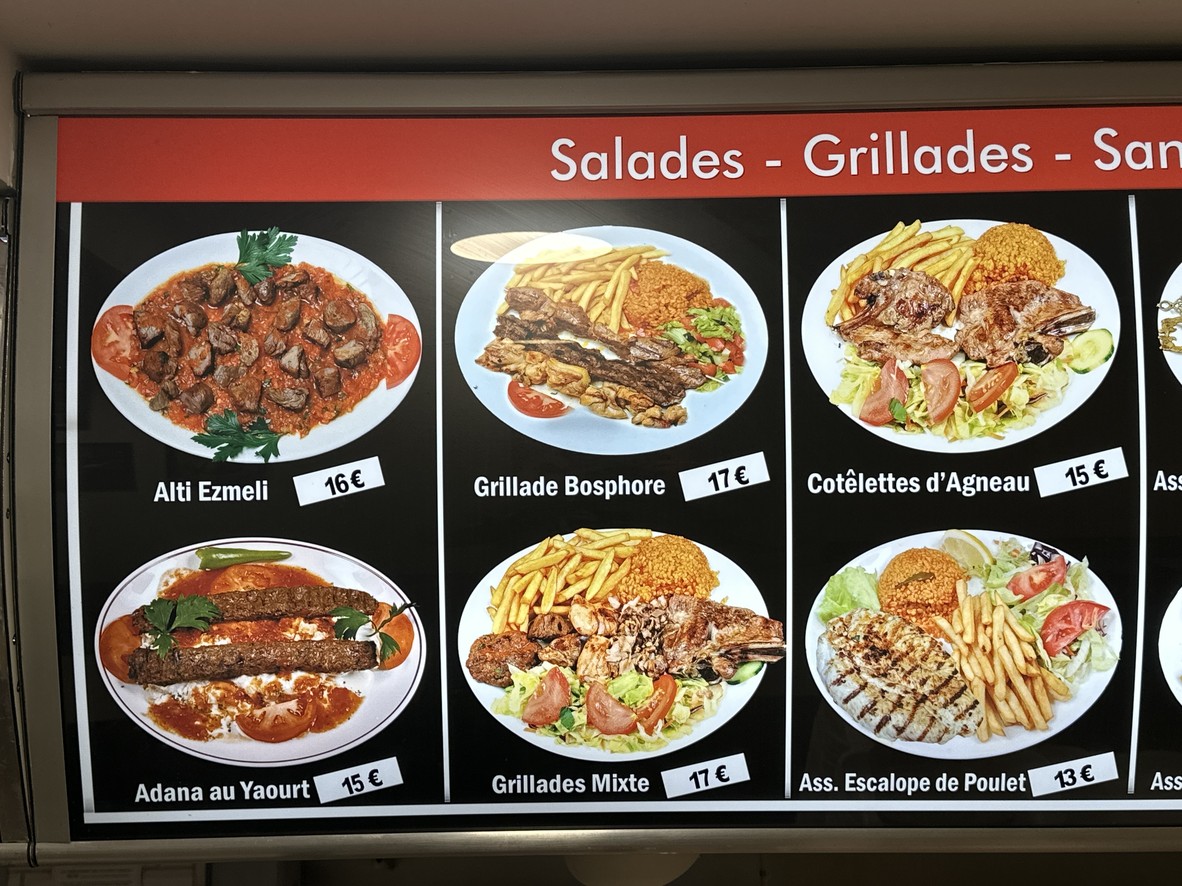 Grill bosphore menu 2
