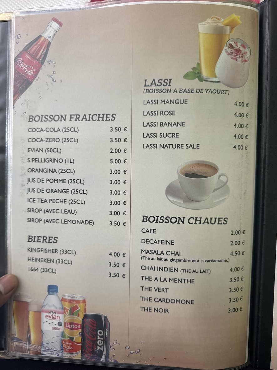 Indian Villa menu 4