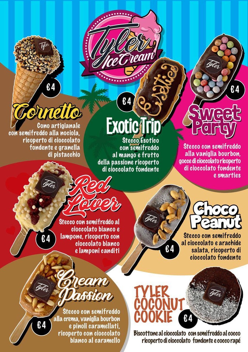Tyler Ponte Milvio menu 6