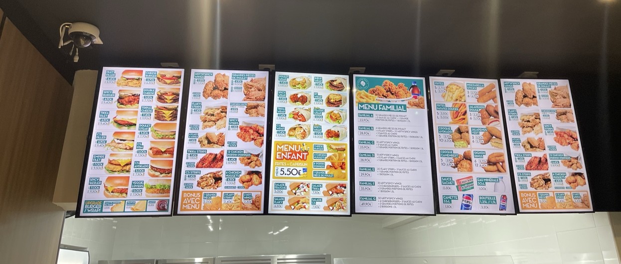 Chicken Spot Paris 19 menu 1