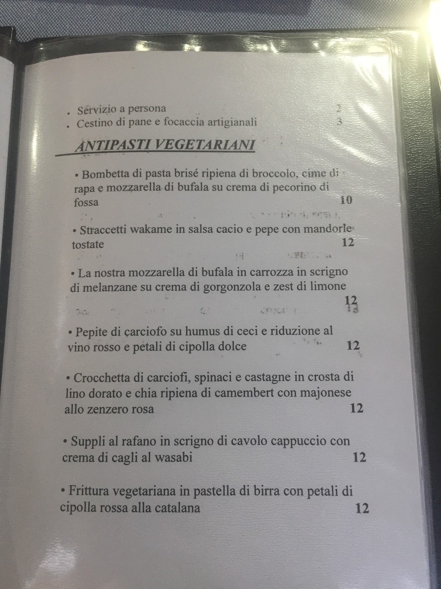 SalSamente Ristorante Roma menu 1
