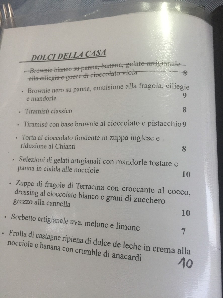 SalSamente Ristorante Roma menu 6