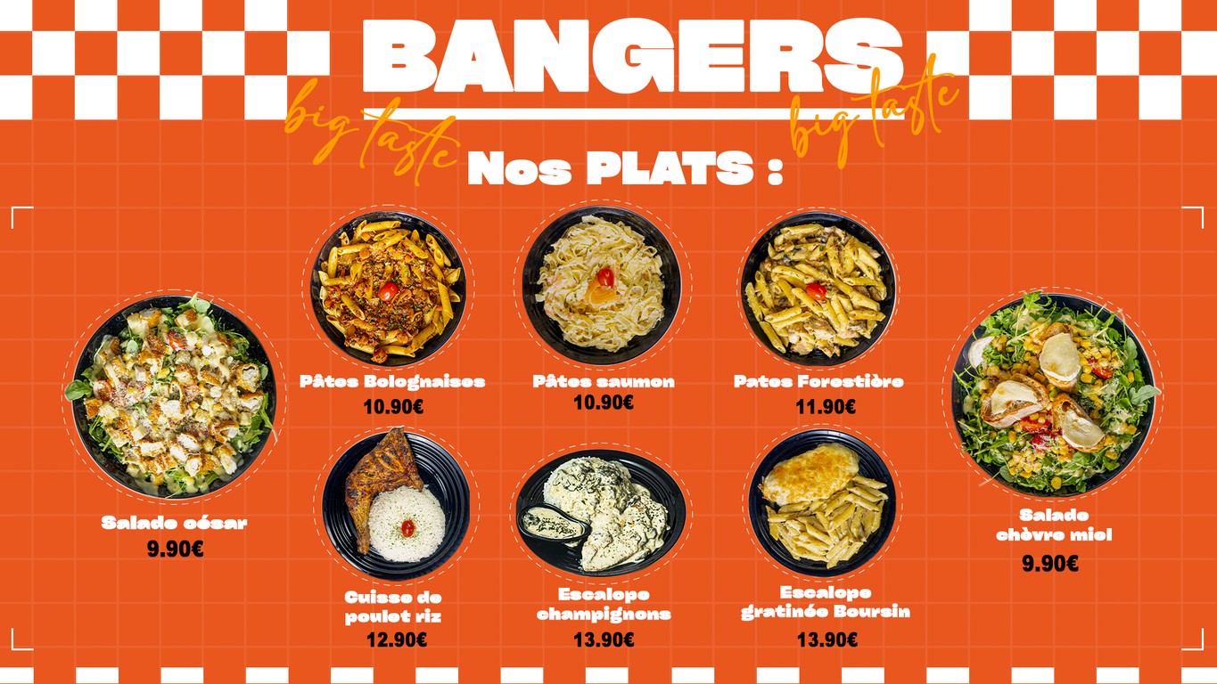 Bangers I Big Taste menu 2