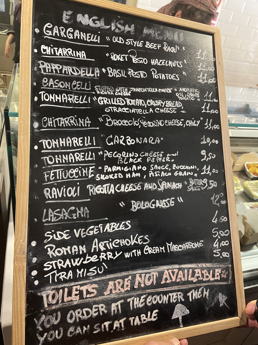 Labottega Pastificio con Cucina Roma menu 1