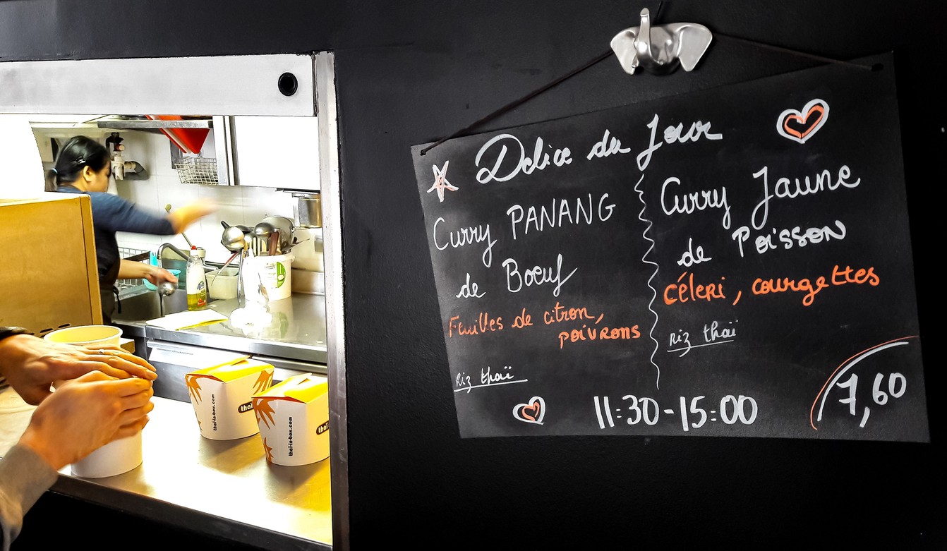 Thaï in box - Puteaux menu 2