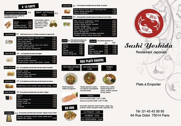 Sushi Yoshida Restaurant Paris