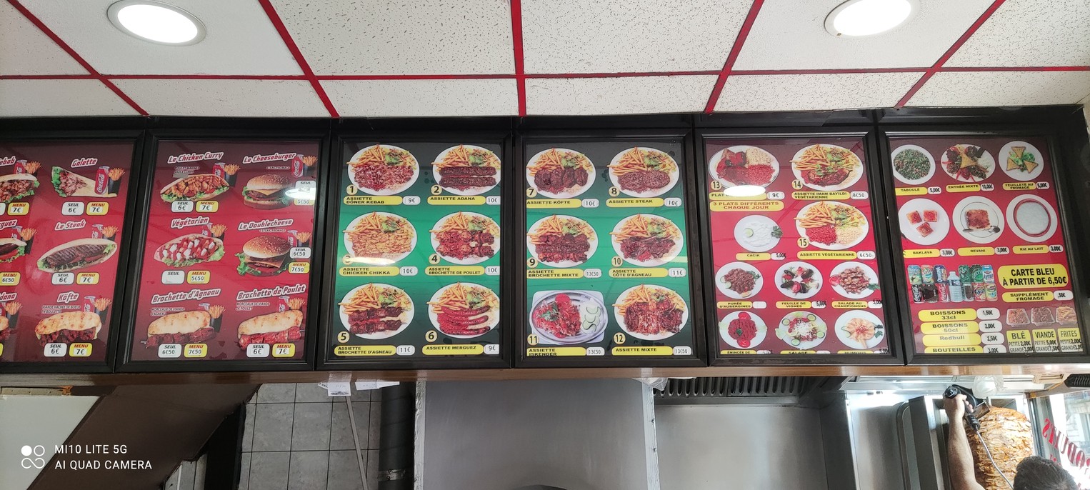 Extra Doner menu 1