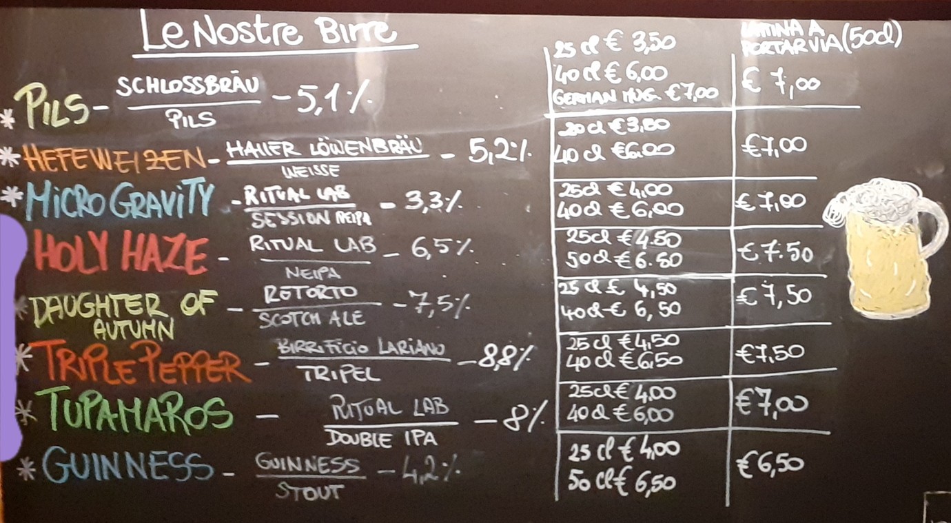 King Arthur menu 2