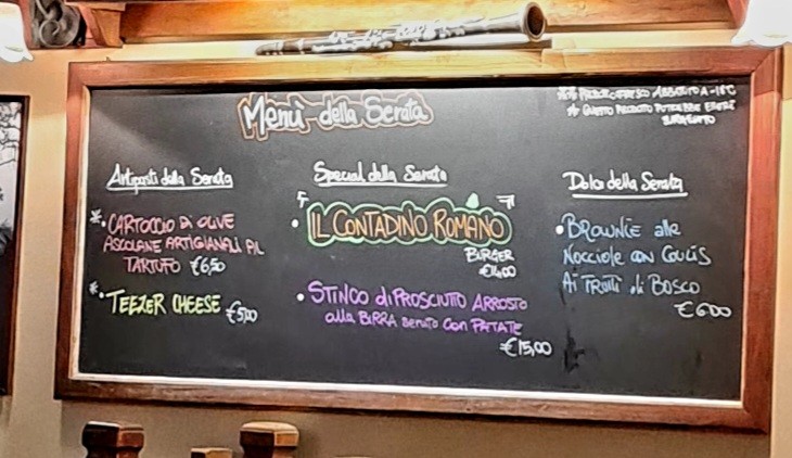 King Arthur menu 3