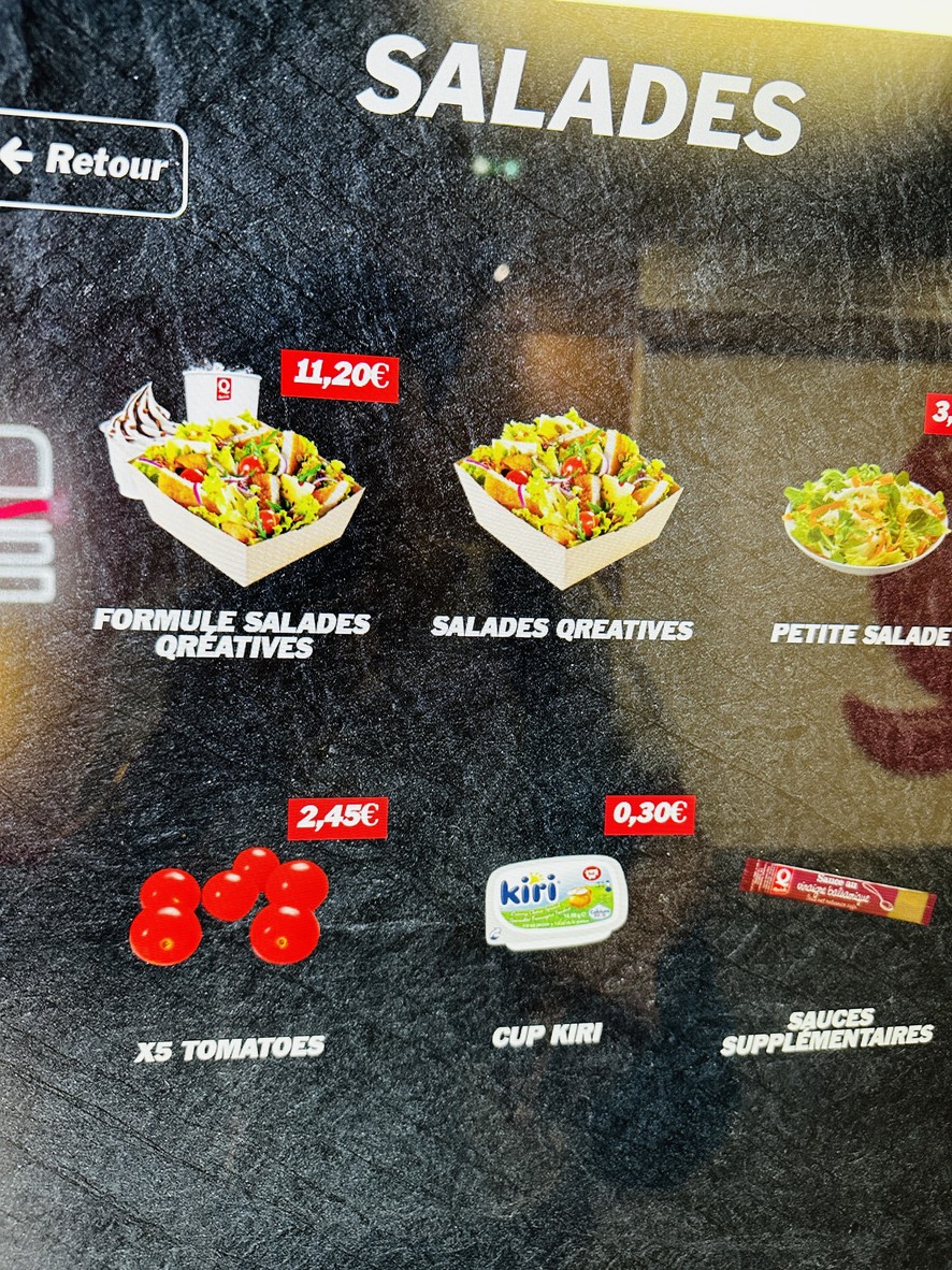 Quick menu 3