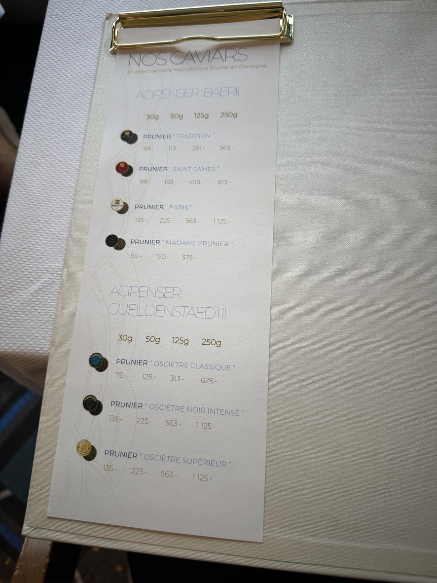 Prunier menu 5