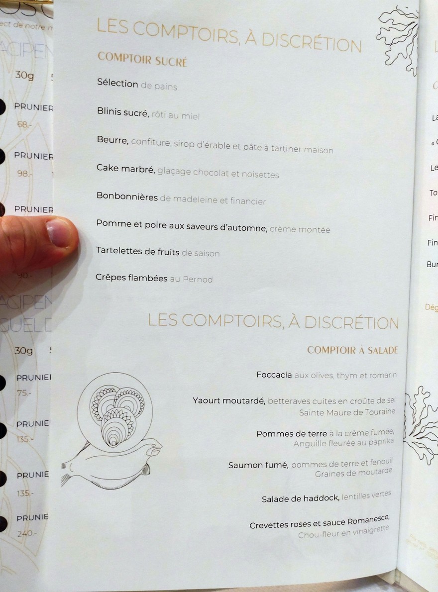 Prunier menu 7