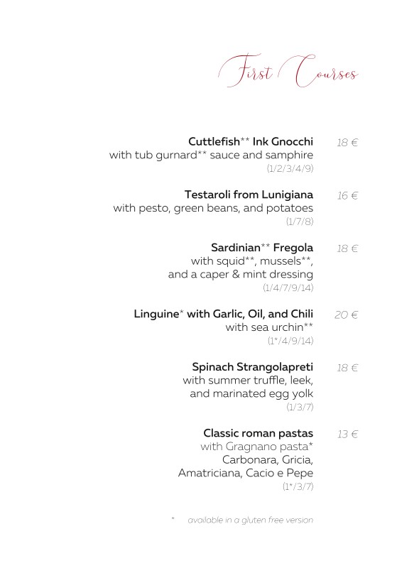 Taverna Volpetti menu 2