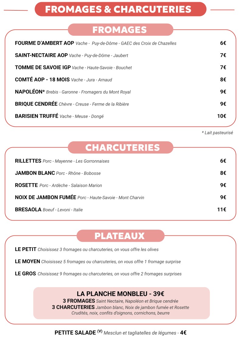 Monbleu | Père Lacheese menu 1