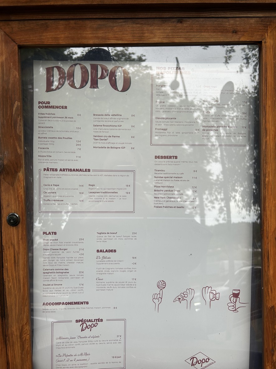 Dopo menu 1