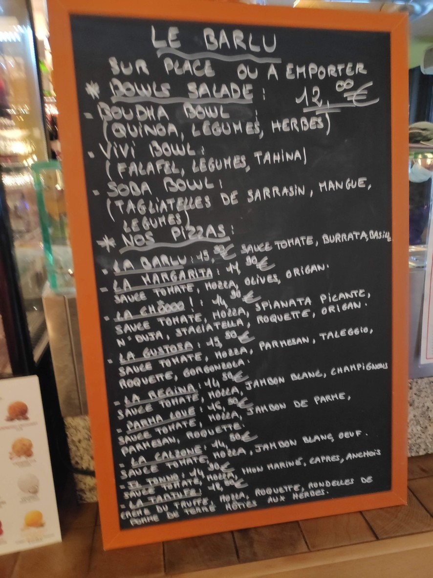 Le Barlu menu 3