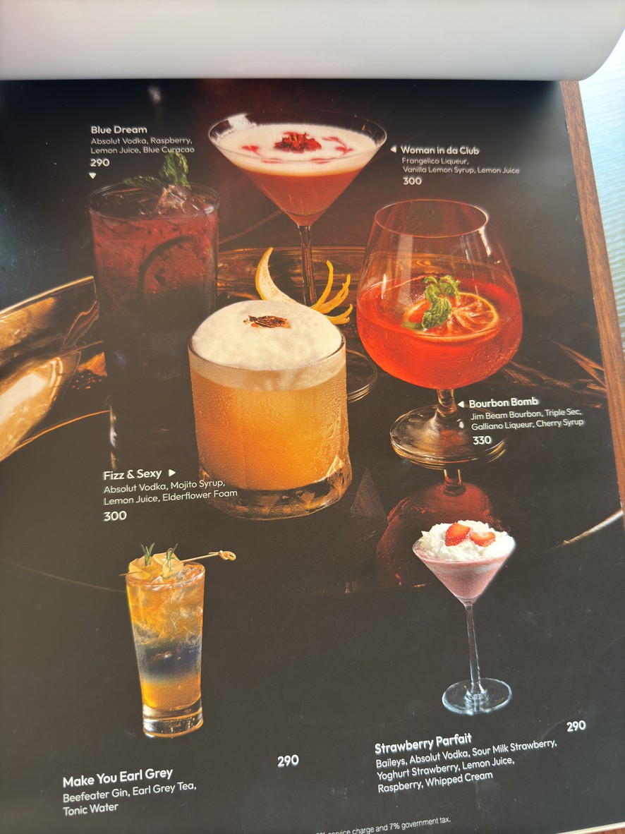 River Sit menu 3
