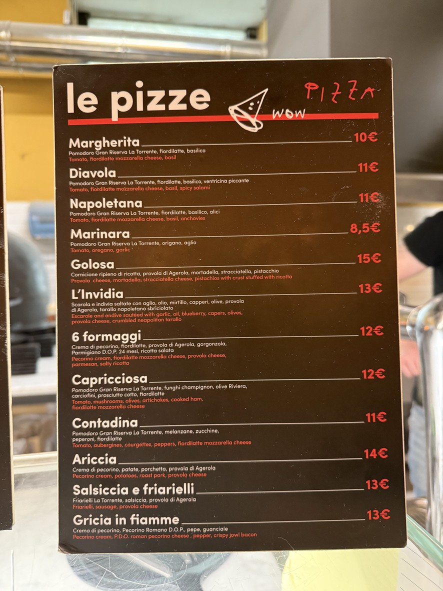 ميركاتو سنترال روما menu 2