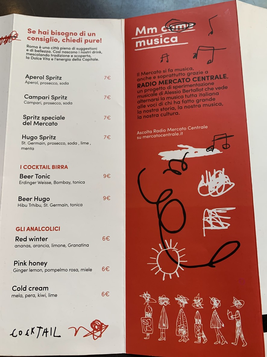 ميركاتو سنترال روما menu 6