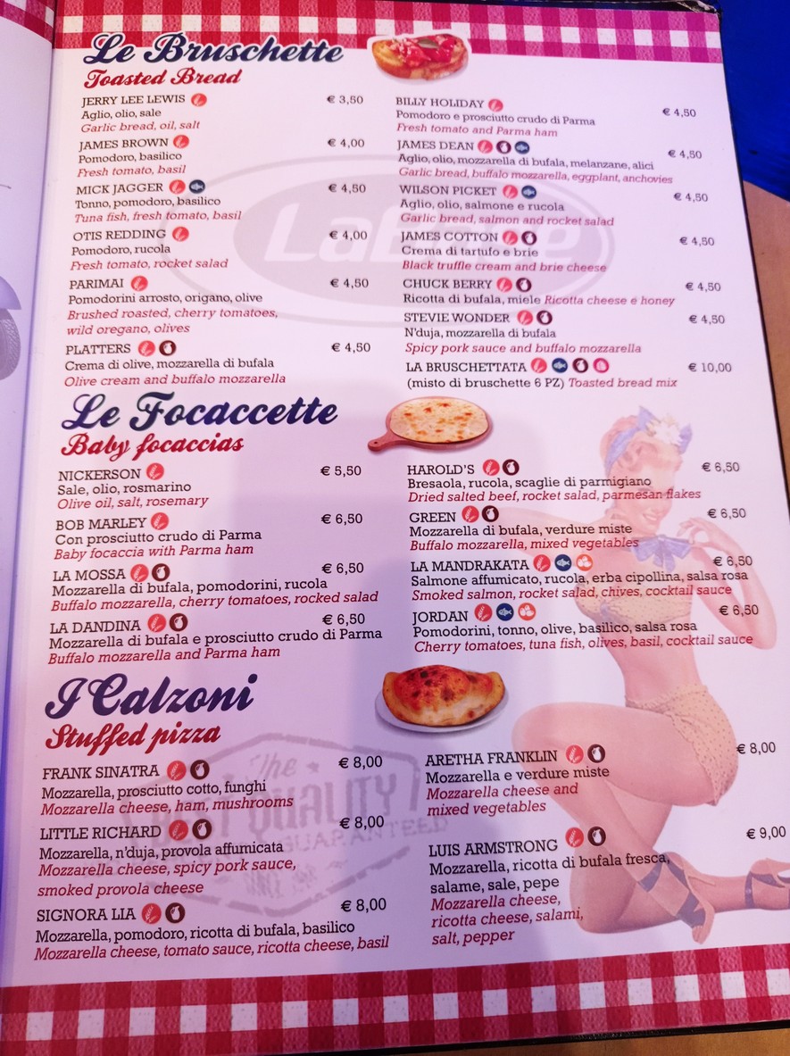 Restaurante La Base menu 2
