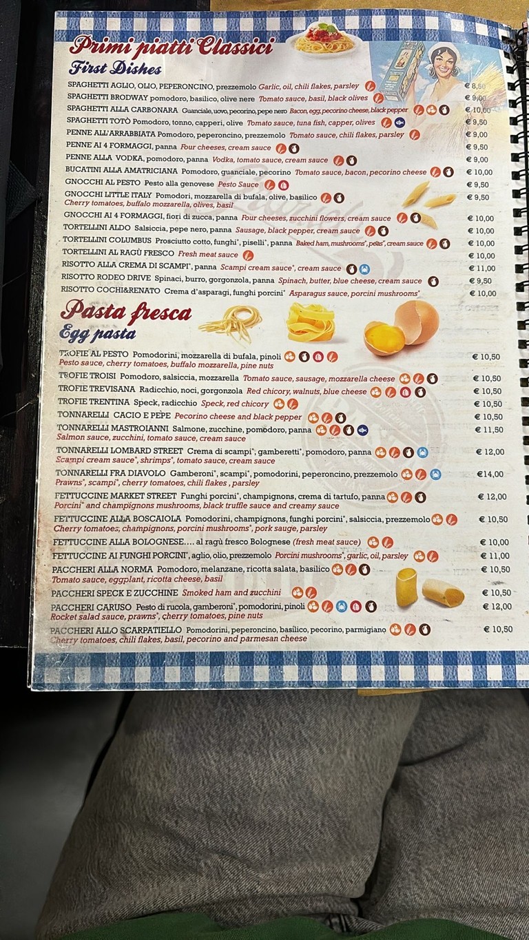 Restaurante La Base menu 3