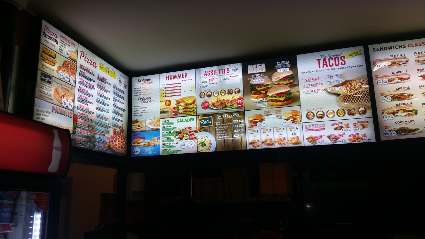 O'Délices menu 1