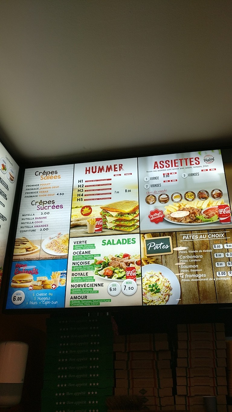 O'Délices menu 2