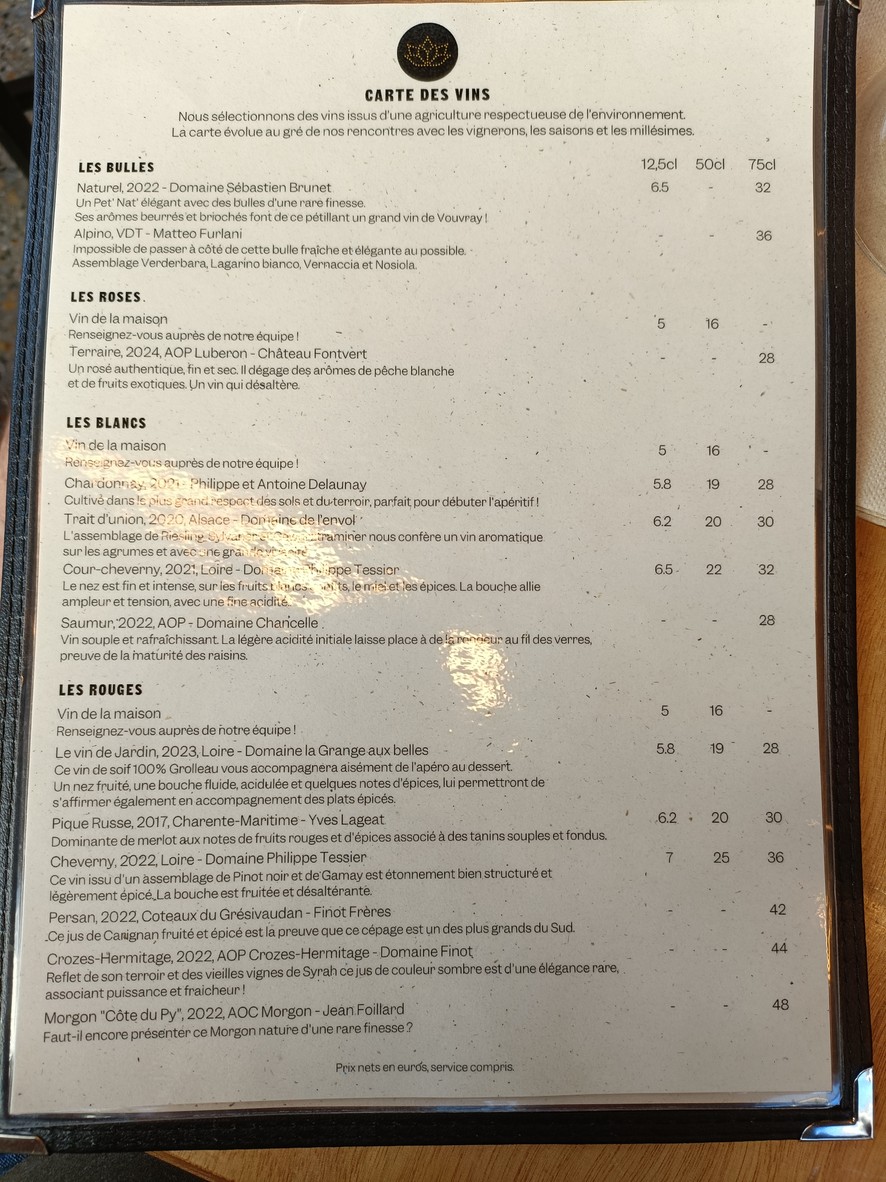 Le Petit Cambodge menu 3