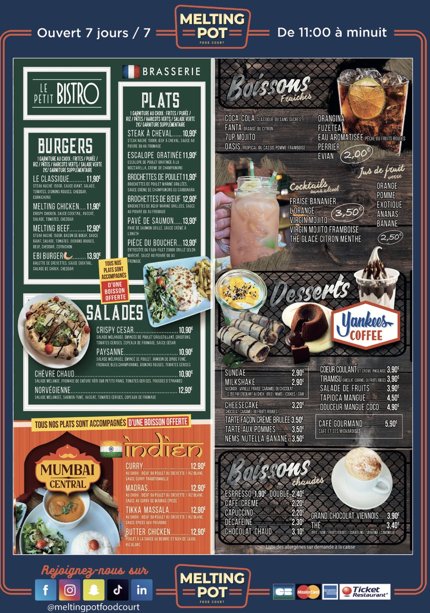 ملتقى الأطعمة menu 2