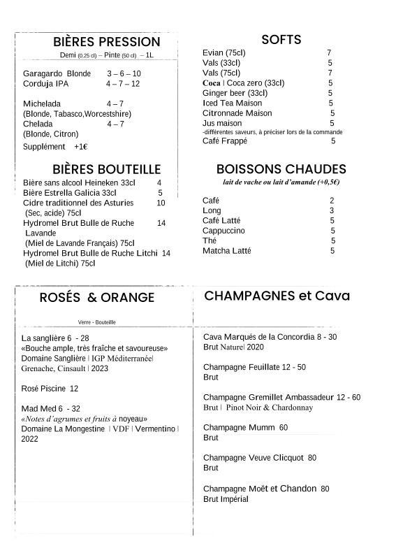 Fuero menu 3