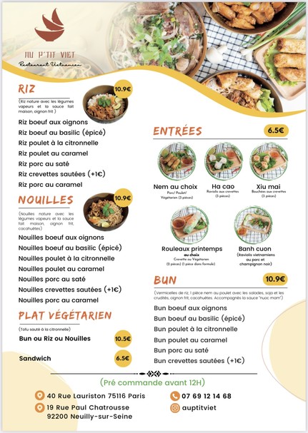 Au P’tit Viet Neuilly-sur-Seine