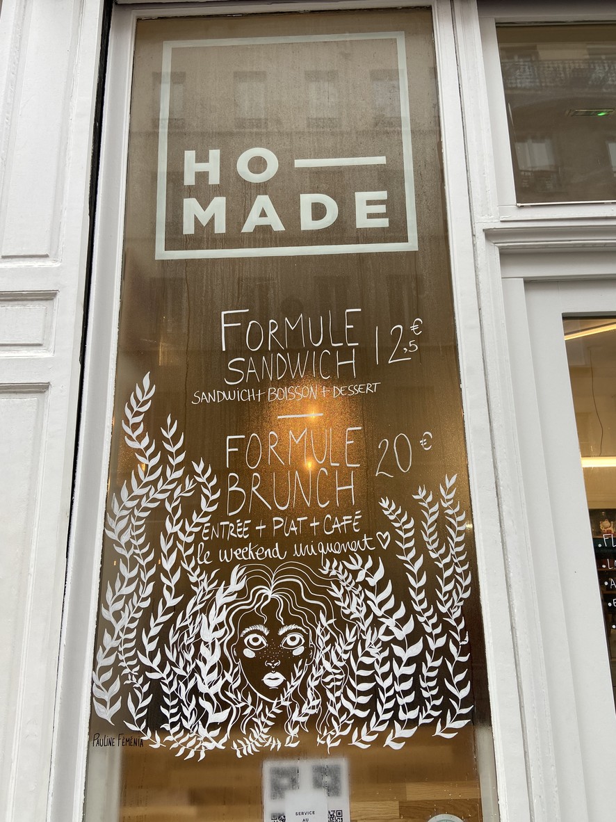 HOMADE menu 1