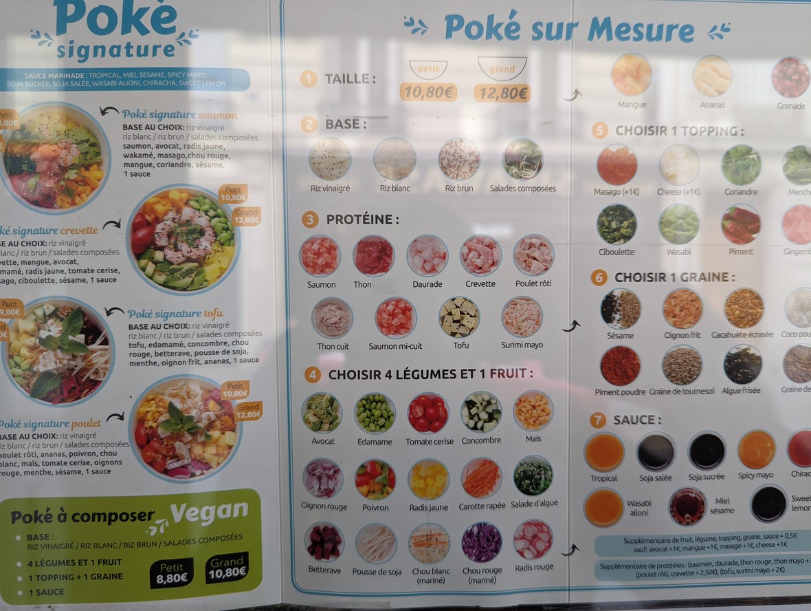 Poké Fun menu 1