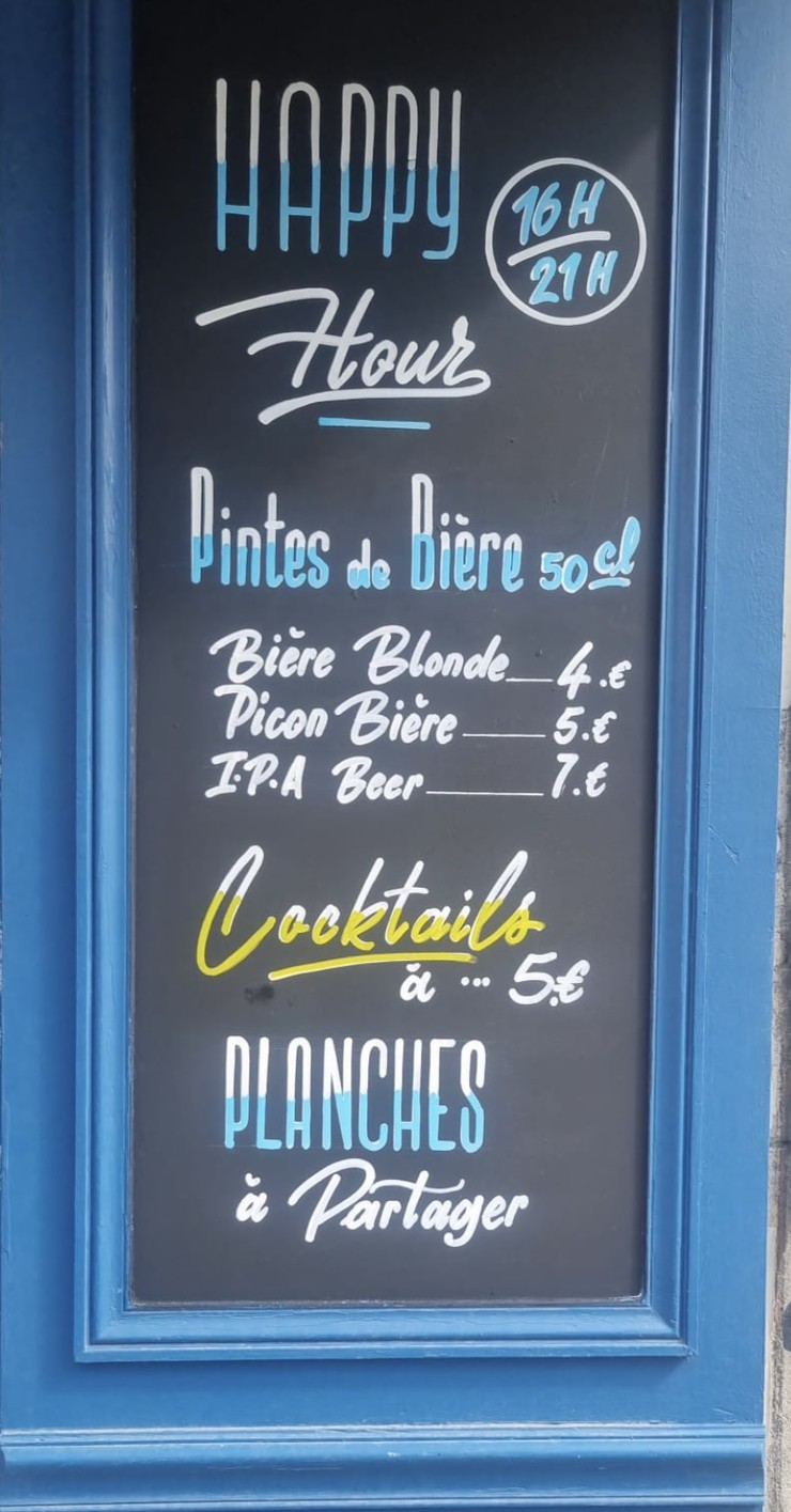 Restaurant les moulins Pantin menu 4